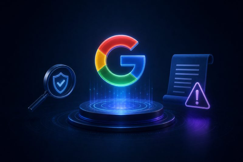 Google 2026 年 8 月 Spam Update 更新資訊說明圖