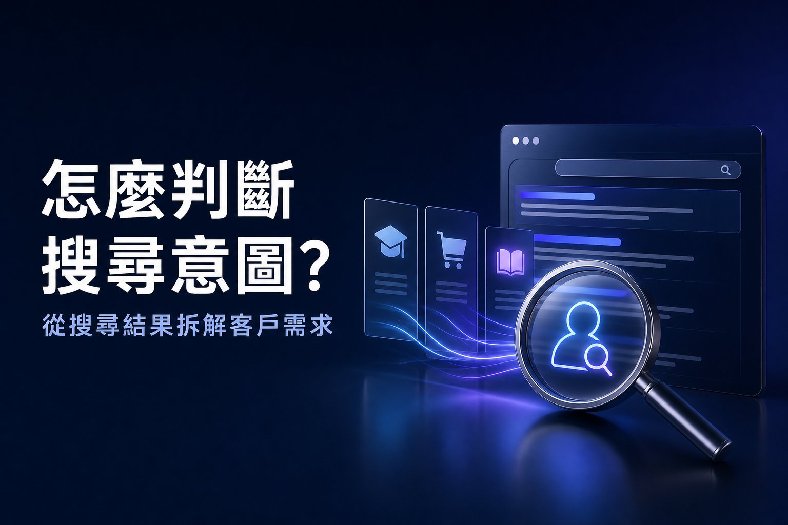 搜尋意圖是什麼？怎麼從搜尋結果判斷客戶想找什麼