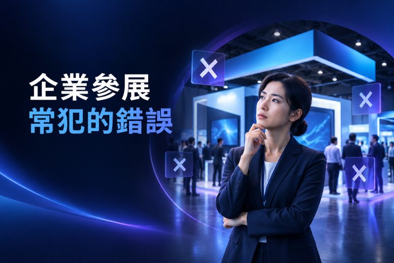 企業參展常見的內容規劃錯誤