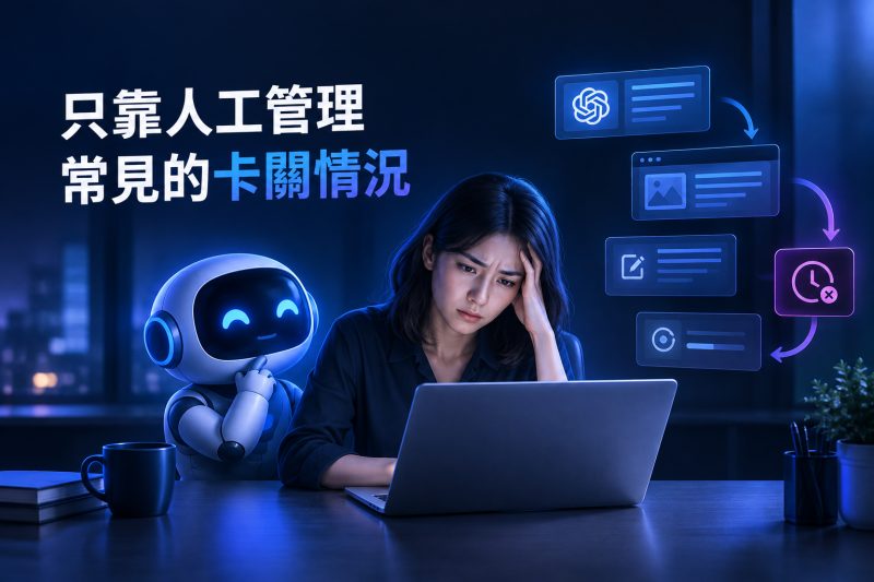 人工管理 ChatGPT 文章流程的常見卡點